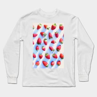 Sunset Strawberries Long Sleeve T-Shirt